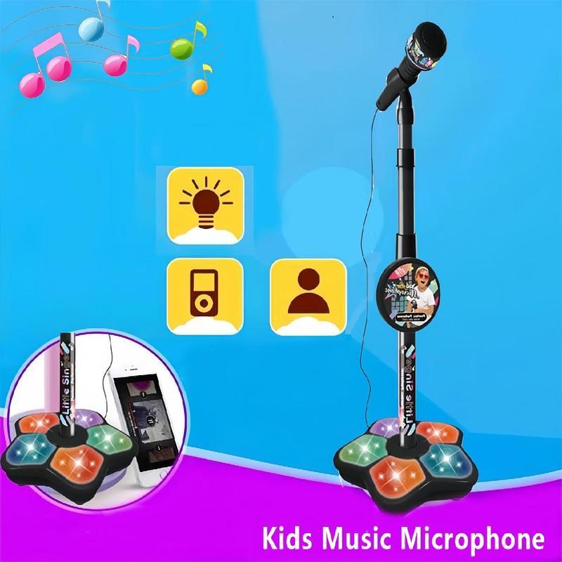 Microphone jouet de Noël pour enfants