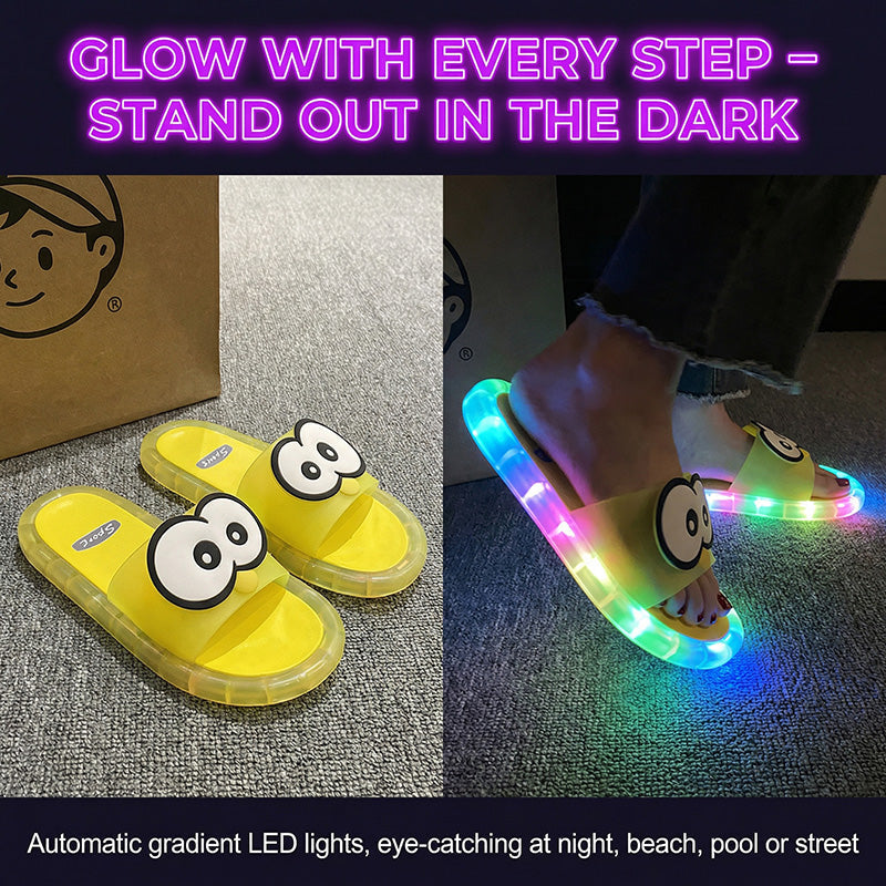 Cute cartoon glow-in-the-dark slippers