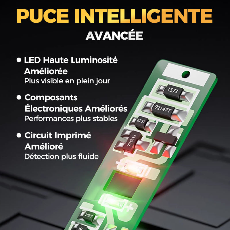 TOURNEVIS MAGNÉTIQUE 2-EN-1 - Détection électrique intégrée, couple élevé pour réparations domestiques