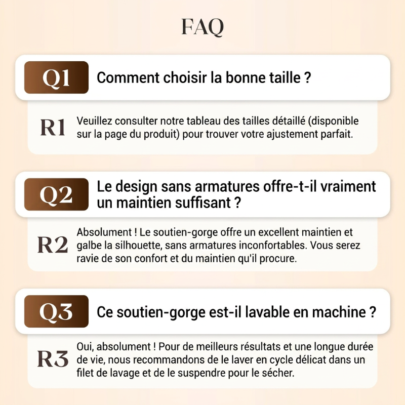 Offre spéciale à durée limitée Soutien-gorge sans armatures en dentelle à maintien élevé pour femme