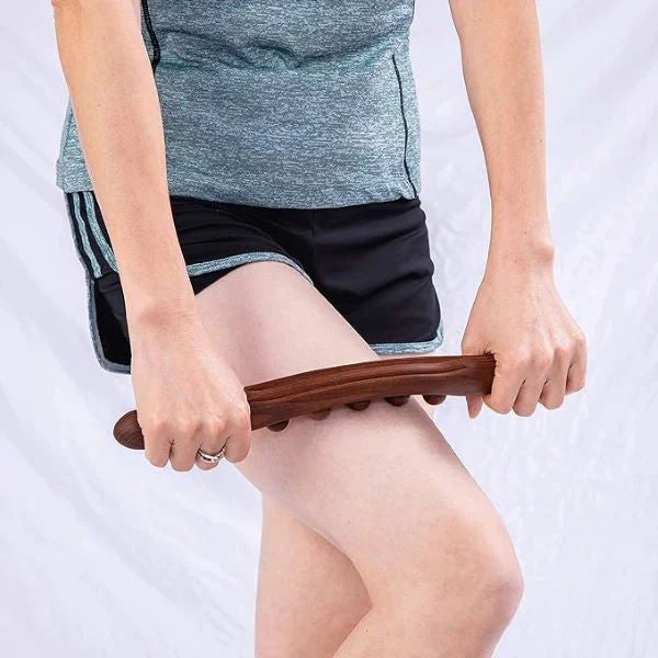 Bâton de massage lymphatique en bois