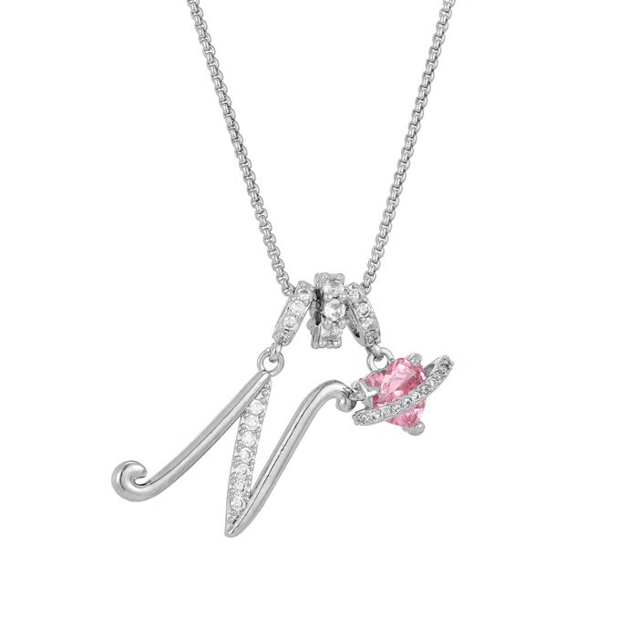 RÉDUCTION Colliers pendentifs 3 rangs avec initiales A-Z | Personnalisés et élégants