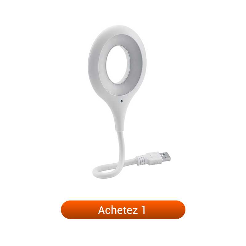 Lampe LED USB haute technologie à commande vocale