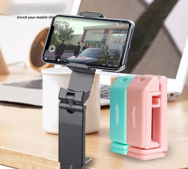 Support de téléphone pliable et rotatif à 360° pour bureau