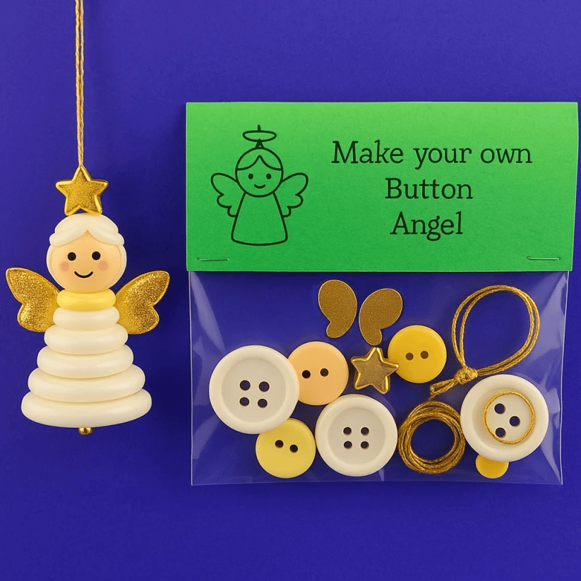 Kit de décoration DIY avec boutons
