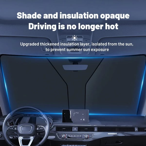Pare-soleil pliable pour pare-brise, meilleure vente