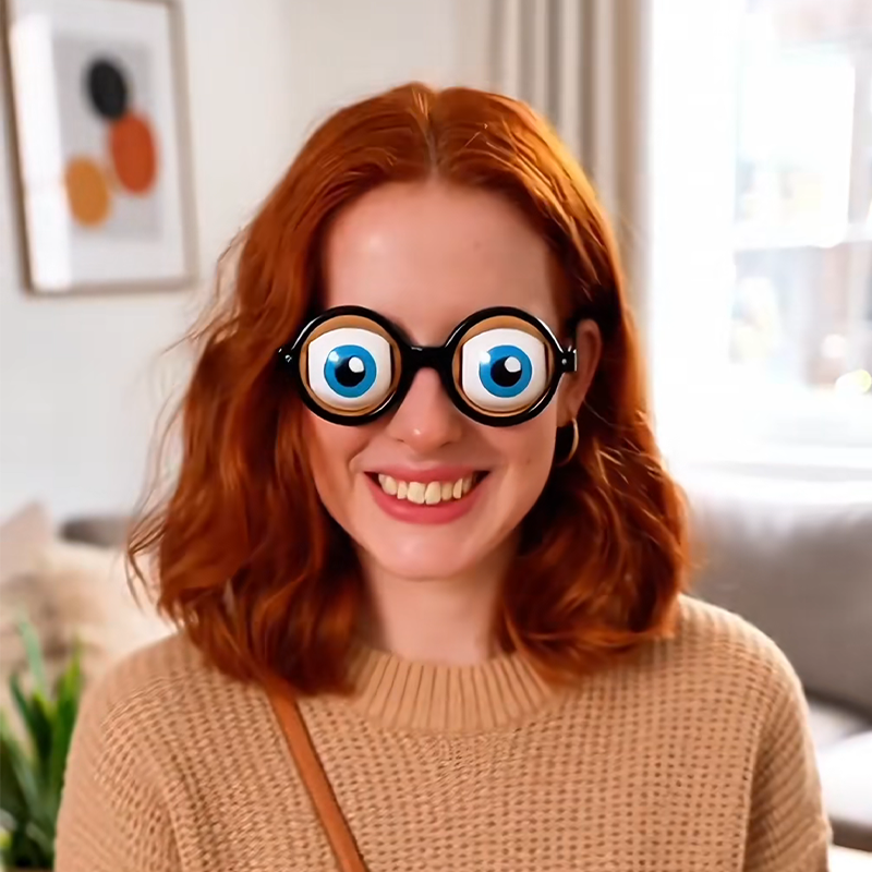 DE NOËL 50 % DE RÉDUCTION Lunettes amusantes avec mécanisme d'œil qui cligne