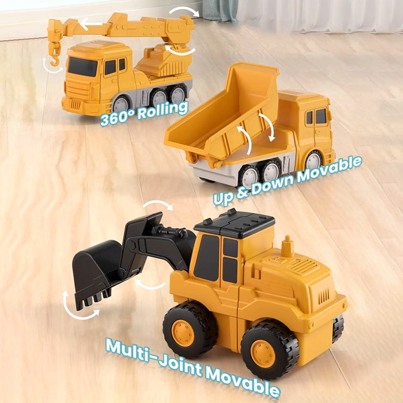 Vente flash 50 % de réduction jouets d'assemblage de construction automobile à transformation magnétique