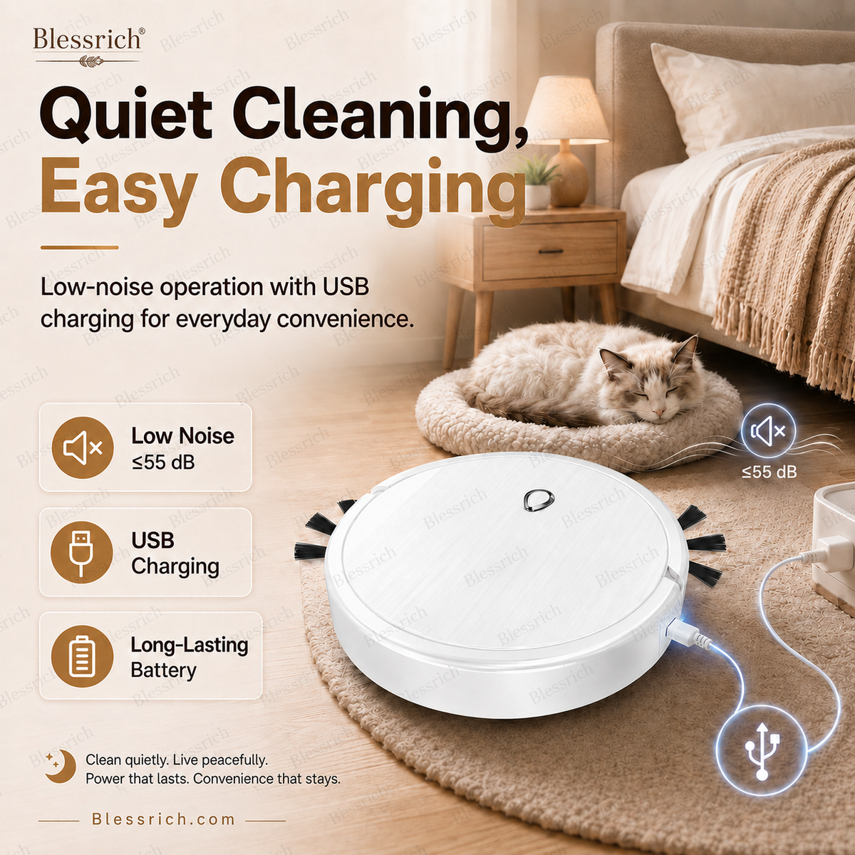 Robot aspirateur 3-en-1 SmartSweep