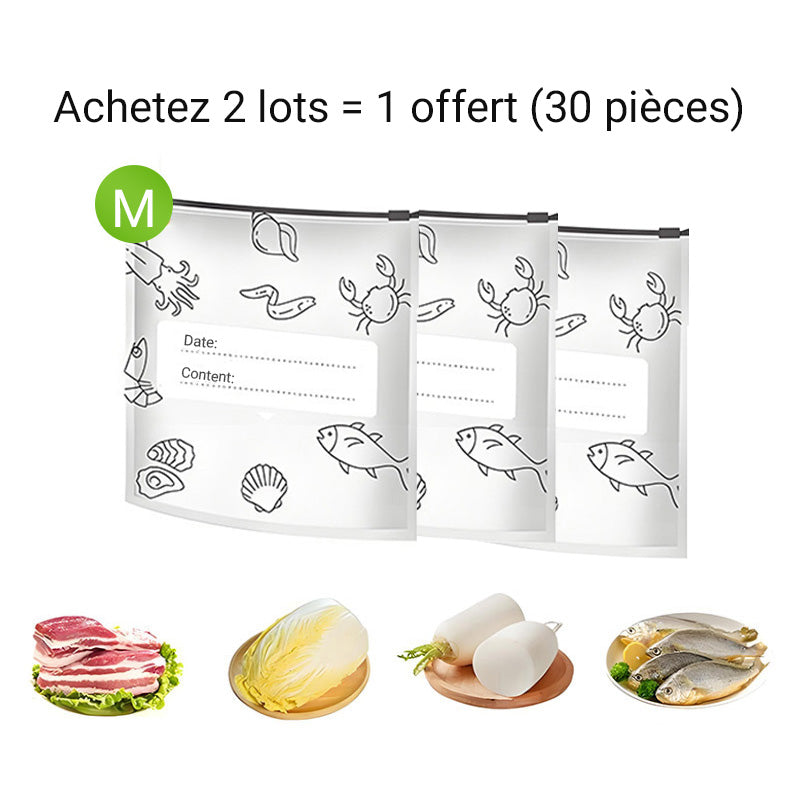 Sacs de conservation haute technologie en aluminium : gardez vos aliments frais plus longtemps