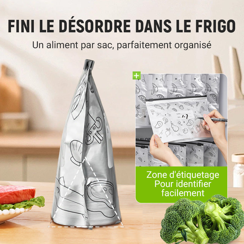 Sacs de conservation haute technologie en aluminium : gardez vos aliments frais plus longtemps