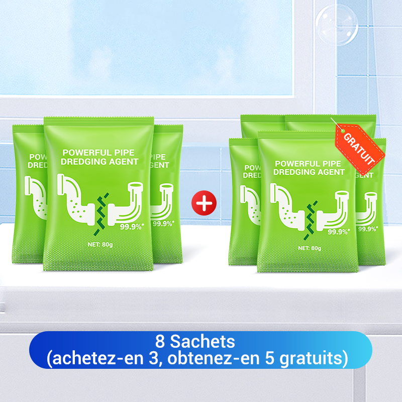 Achetez-en 1, obtenez-en 1 gratuitement : Poudre déboucheur de tuyaux ultra-puissante