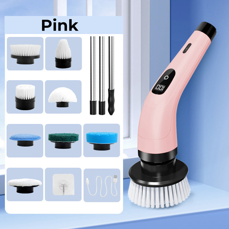 VENTE FLASH 57 % DE RÉDUCTION Brosse de nettoyage électrique 9 en 1