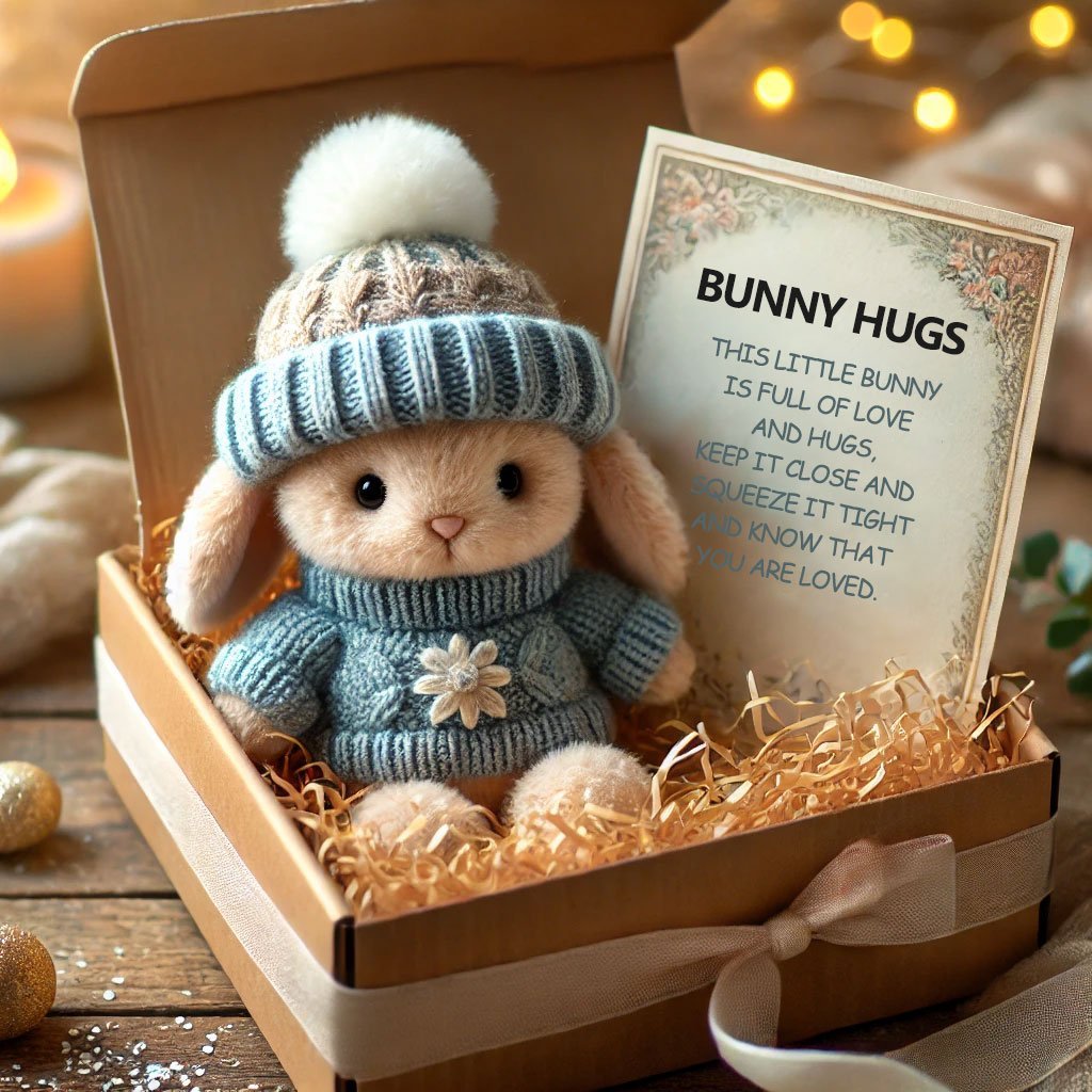 Spéciales Mini lapin câlin fait main, adorable cadeau de Pâques