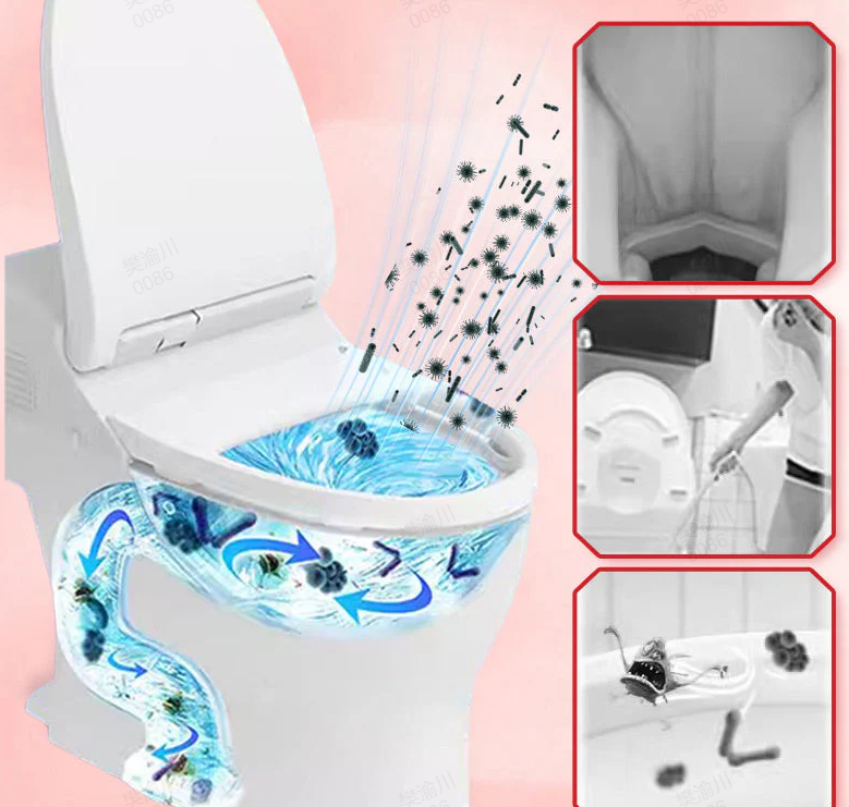 Nettoyant WC multi-fonctions en spray, nouvelle version améliorée, vente flash limitée à -50 %.
