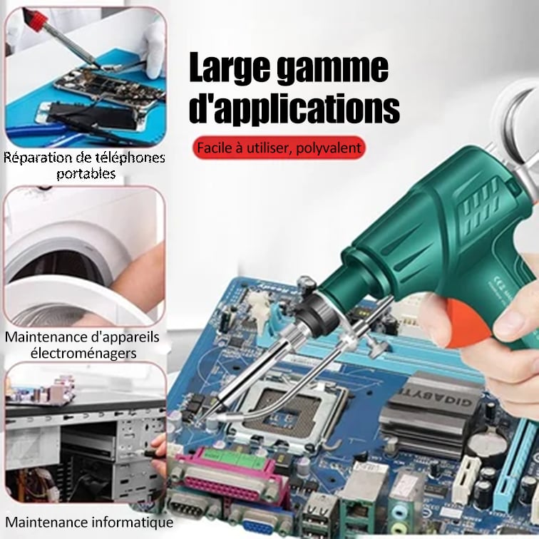 Vente flash 50 % de réduction : Ensemble multifonctionnel de fer à souder