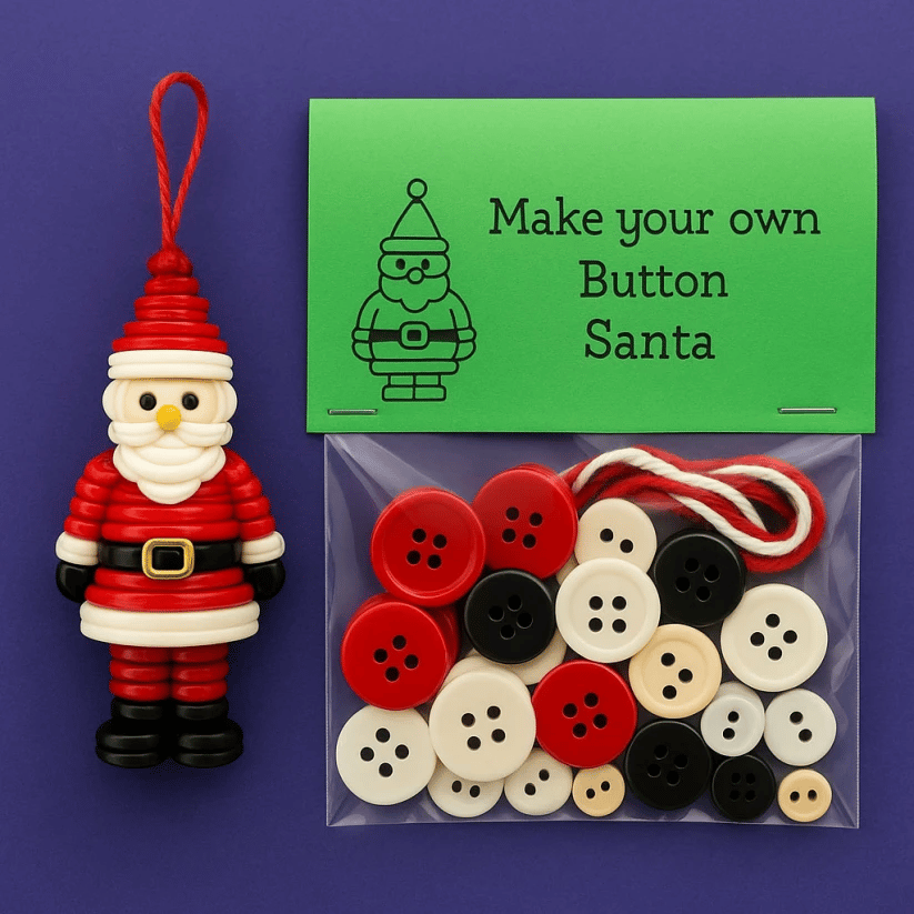 Kit de décoration DIY avec boutons