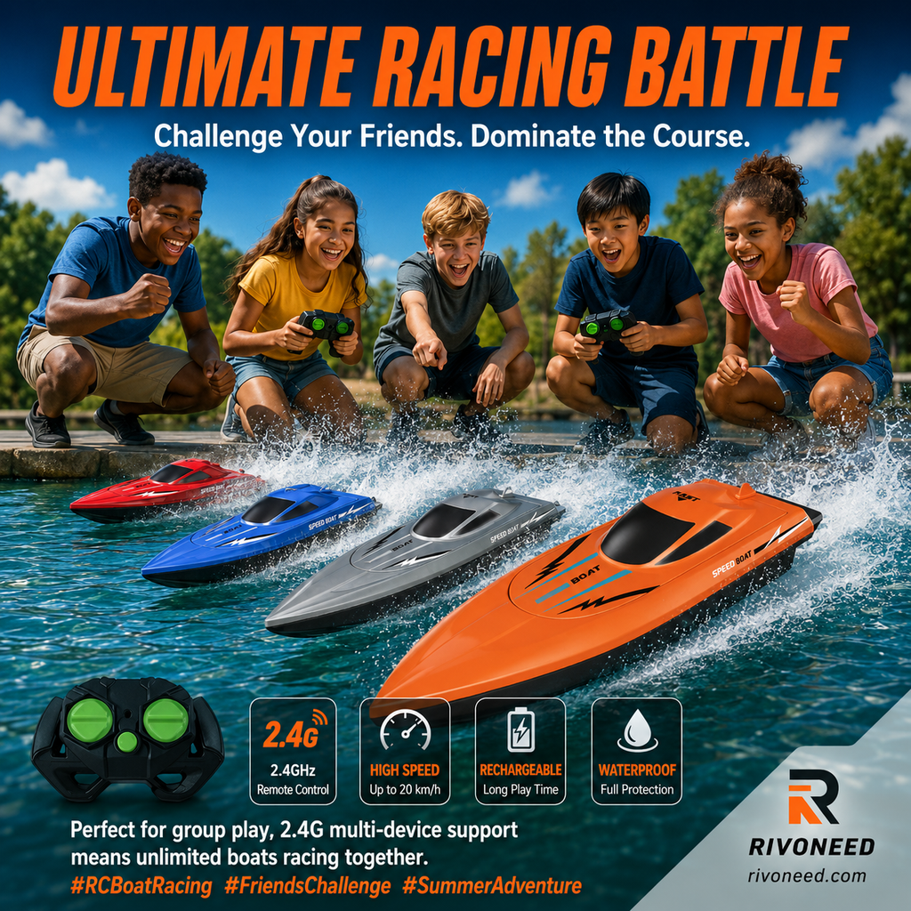 HALF PRICE 2.4 GHz High Speed Remote Control Boat with Dual Motor