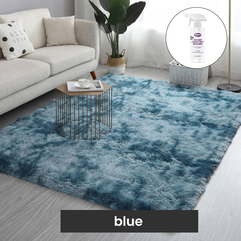 Tapis de sol en peluche couleurs dégradées