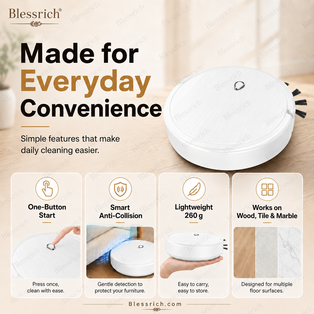 Robot aspirateur 3-en-1 SmartSweep