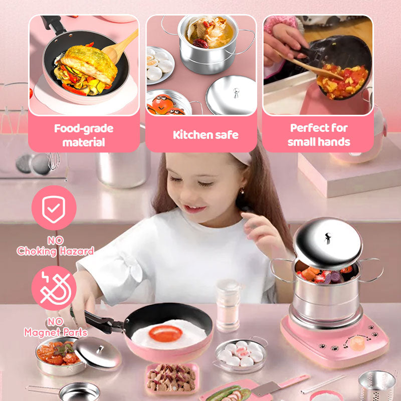 [Meilleur cadeau pour enfant] Mini cuisine jouet pour enfants - Set de 22 pièces