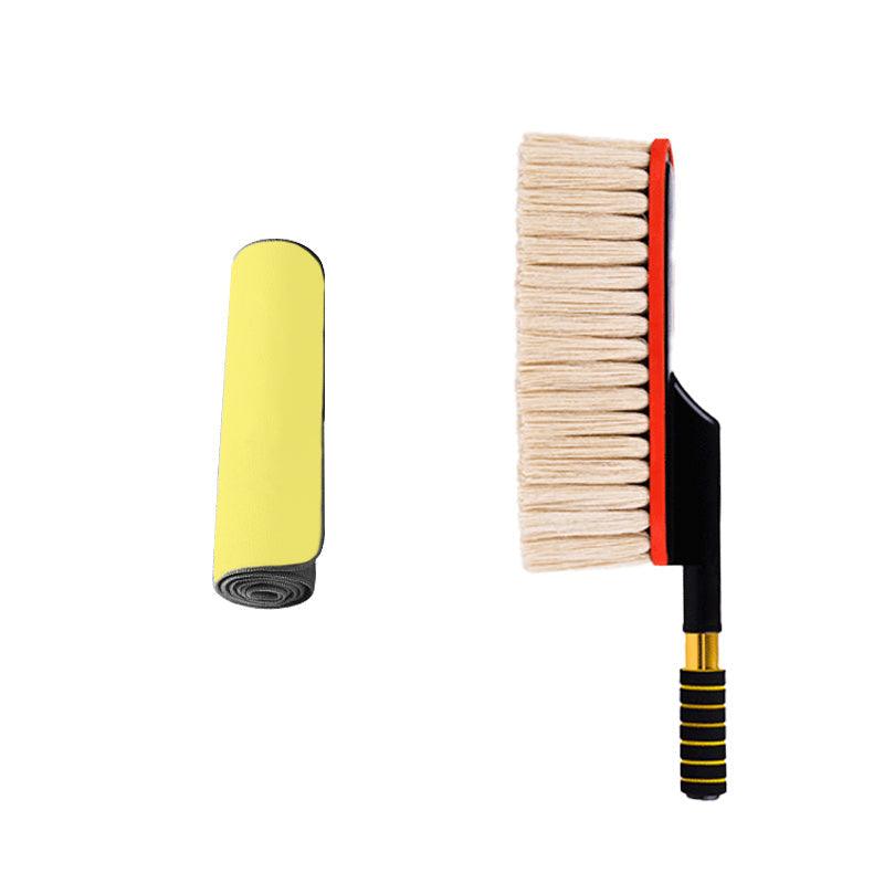 Balai de voiture avec manche télescopique extensible