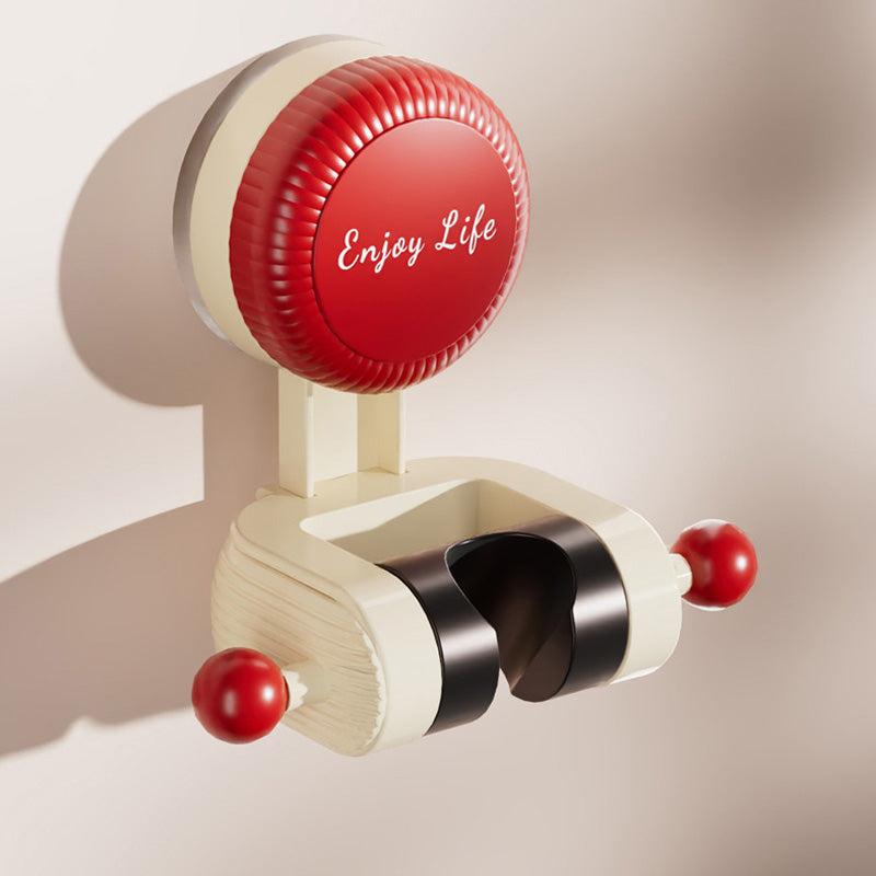 Support de Douche à Ventouse Réglable - Installation Sans Perçage, Orientation 360°