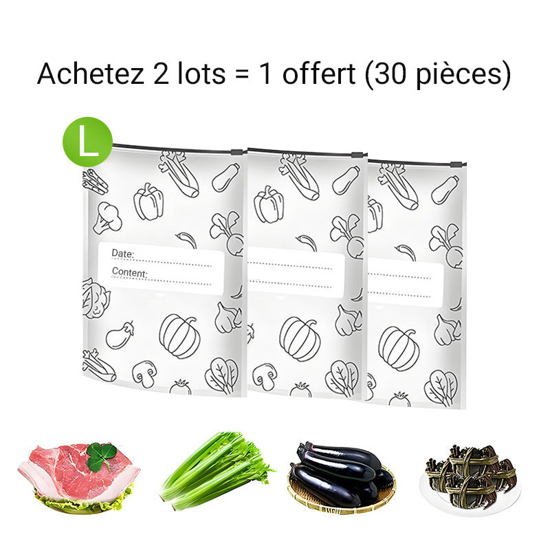 Sacs de conservation haute technologie en aluminium : gardez vos aliments frais plus longtemps
