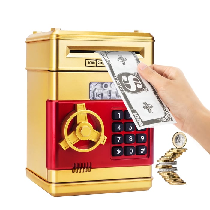 Mini guichet automatique électronique à code PIN pour dépôts et retraits automatiques