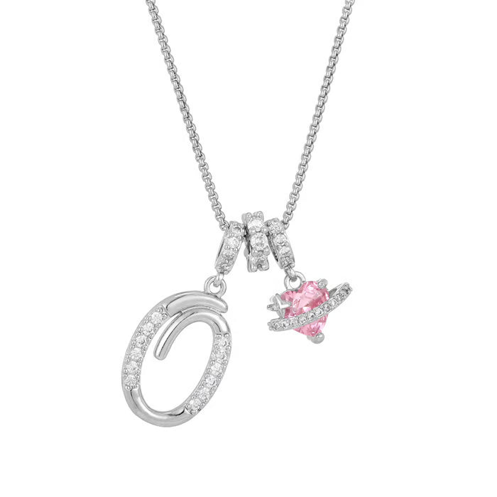 RÉDUCTION Colliers pendentifs 3 rangs avec initiales A-Z | Personnalisés et élégants