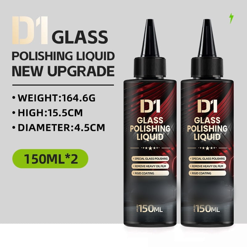 Liquid Polish for Car Windows Permanently erase marks, save on replacement costs