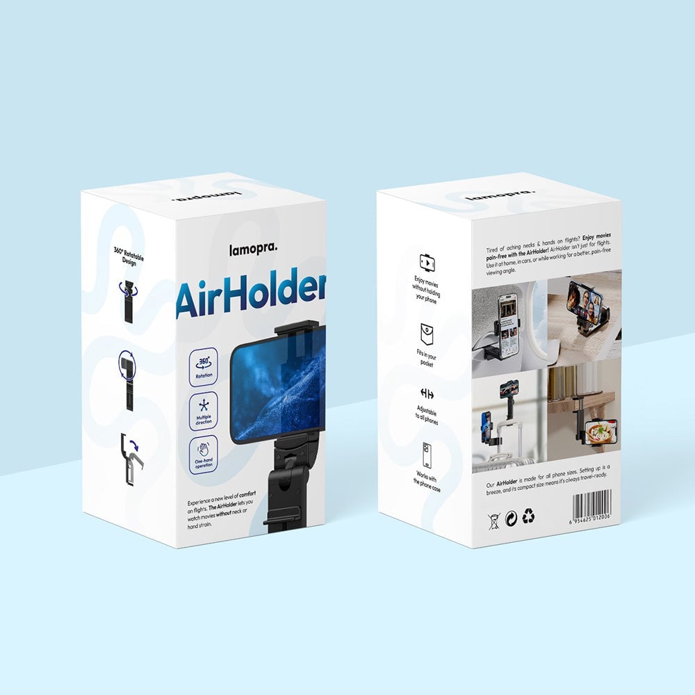 Support de téléphone pliable et rotatif à 360° pour bureau