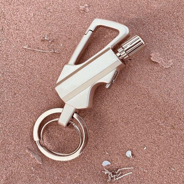 Keychain Lighter Flint Waterproof, Rechargeable & 10,000 Uses | Survival, Camping & Gift (4 Models)