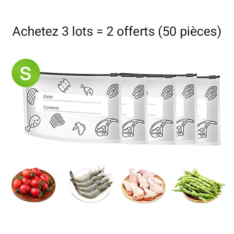 Sacs de conservation haute technologie en aluminium : gardez vos aliments frais plus longtemps