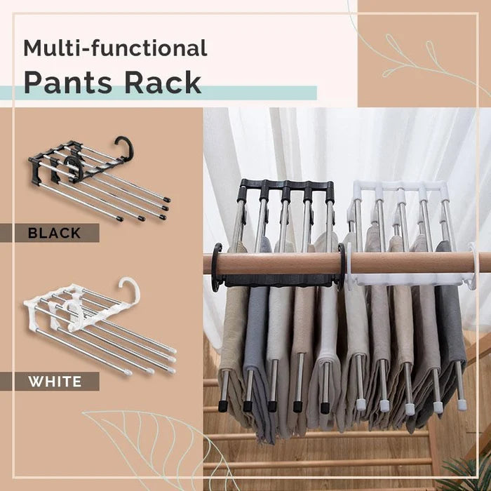 Porte-Pantalons Multifonctionnel, Gain de Place et Pratique