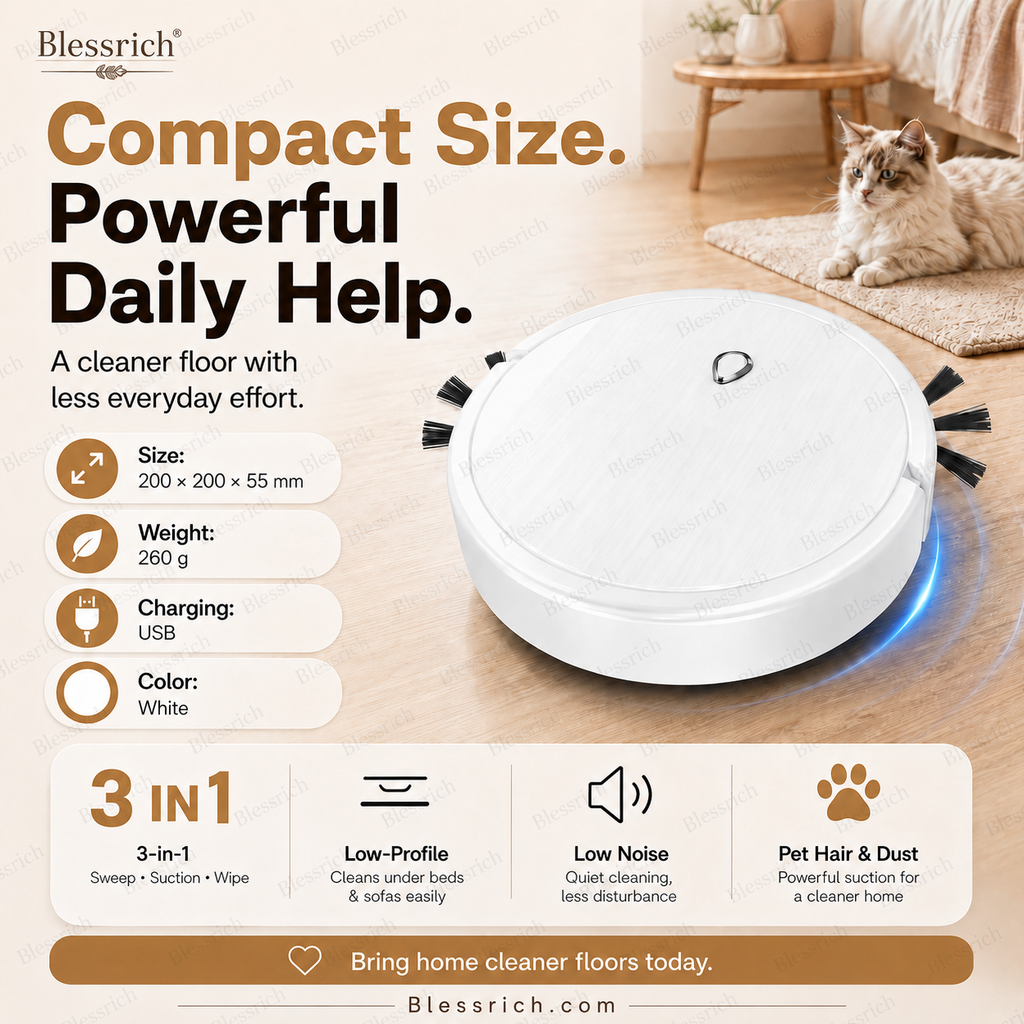 Robot aspirateur 3-en-1 SmartSweep