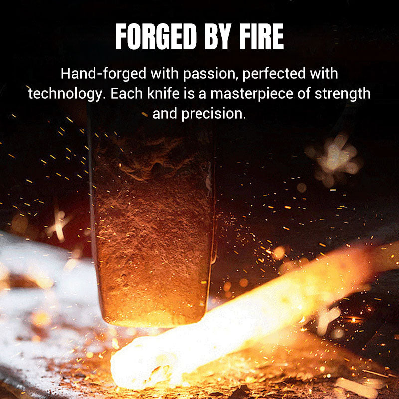 Couteau de cuisine forgé, tranchant et durable