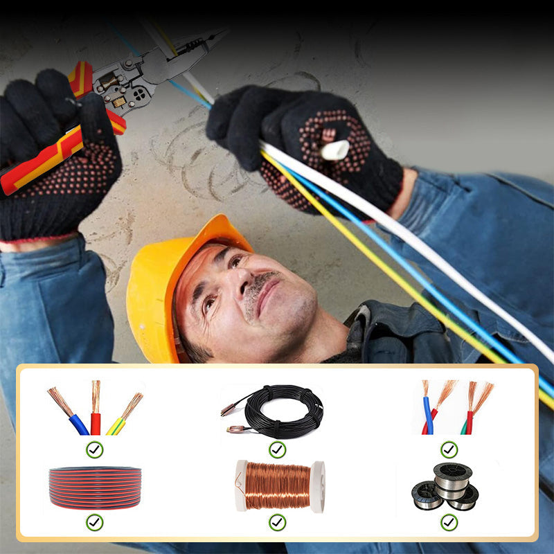 2025 OUTSTANDING SALE 50% OFF New 8-in-1 Wire Stripper with Voltage Tester