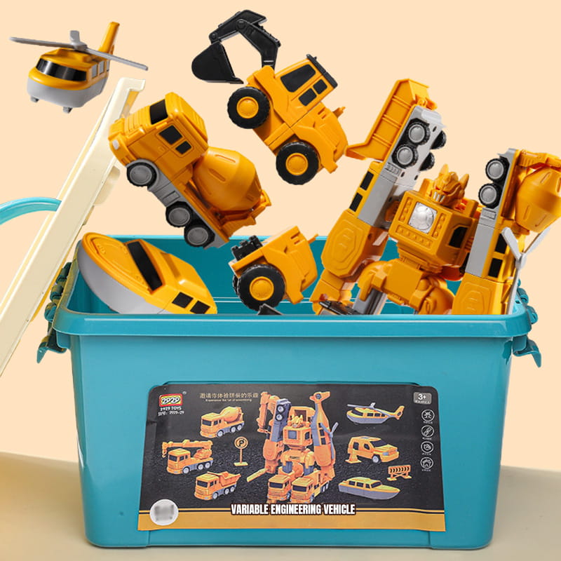 Vente flash 50 % de réduction jouets d'assemblage de construction automobile à transformation magnétique