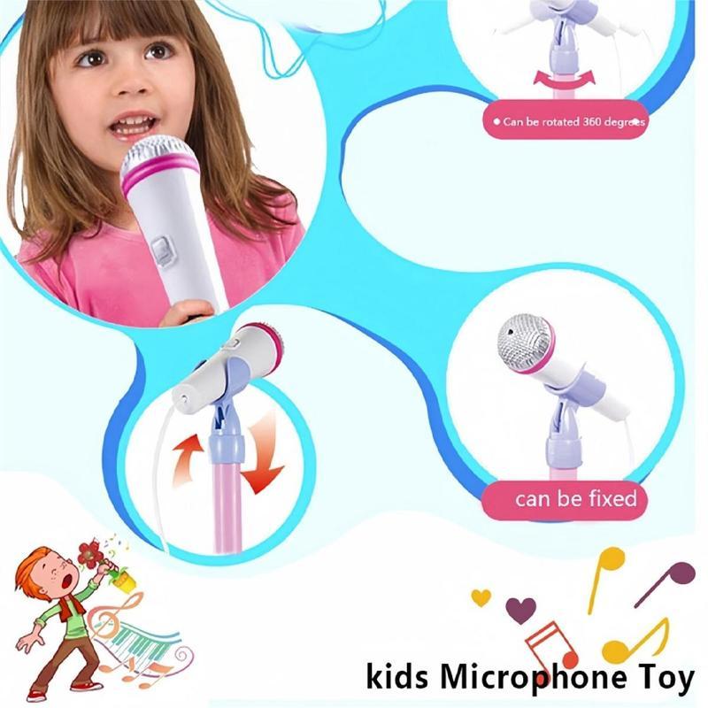 Microphone jouet de Noël pour enfants