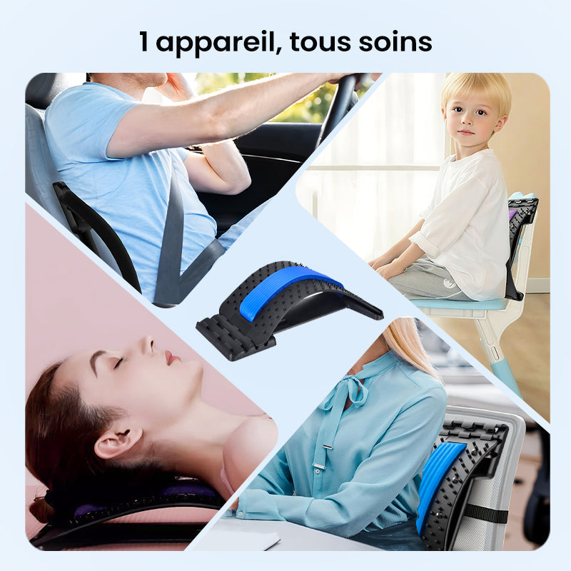 Tenseur lombaire magnétique avec massage d'acupuncture pour soulager les douleurs dorsales