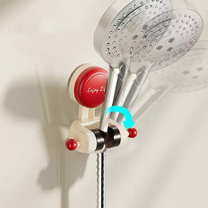 Support de Douche à Ventouse Réglable - Installation Sans Perçage, Orientation 360°