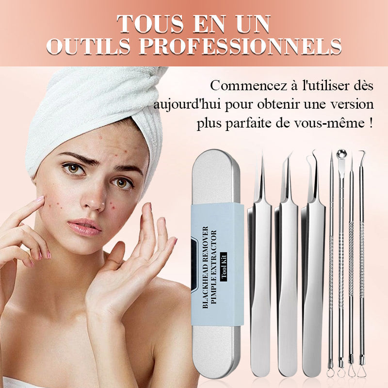 Kit d'outils de réduction pour l'extraction des points noirs et des boutons. Dernières 3 heures : Grande vente