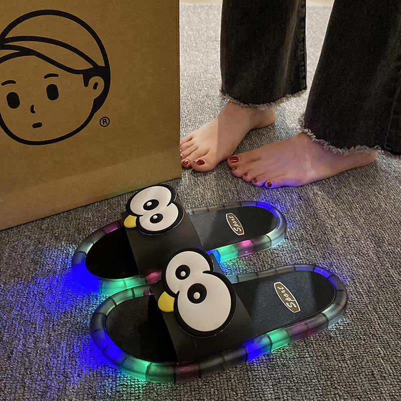 Cute cartoon glow-in-the-dark slippers