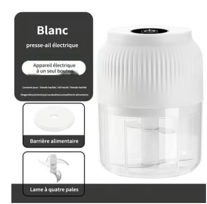 Mini hachoir à ail électrique multifonction sans fil, en réduction