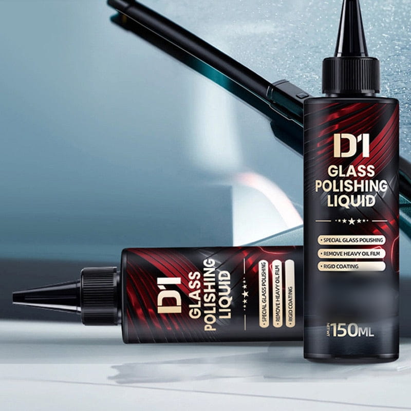 Liquid Polish for Car Windows Permanently erase marks, save on replacement costs