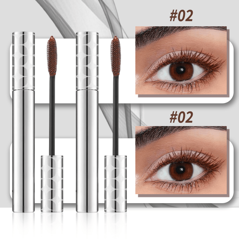 Mascara Toucher Tubing duo noir et marron pour le maquillage des cils