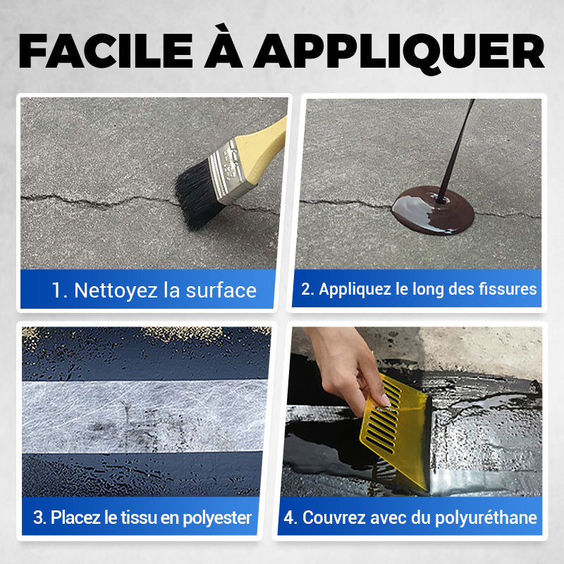 Revêtement polyuréthane multifonctionnel étanche à 50 %, protection durable, protège chaque centimètre de votre espace