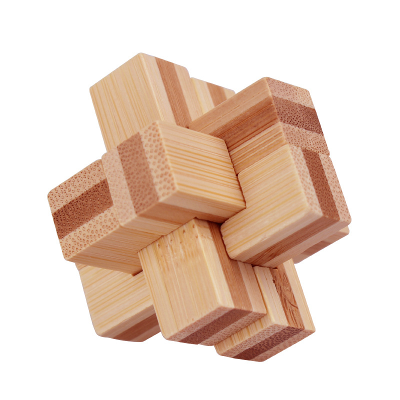 Classic Wooden Luban Lock Puzzle