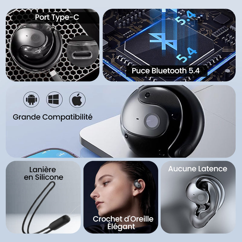 2025 Écouteurs sans Fil Bluetooth Intelligents pour la Traduction
